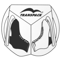 Transpack Ice - Schlittschuh-Rucksack schwarz