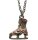 Jerry`s Kette „Schlittschuh“ mit Glitzersteinen, pink