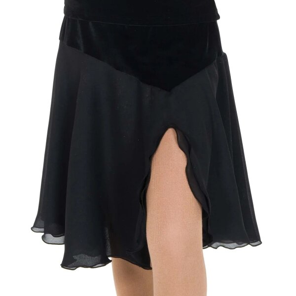 Jerry`s Figure Skating Skirt 308 „Dance Georgette“, black M/L