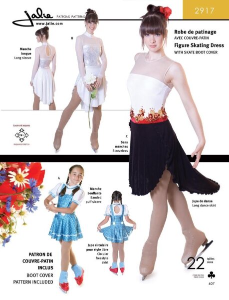 Jalie Schnittmuster Eistanz- & Kürkleid 2917