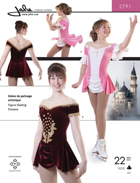 Jalie Schnittmuster Eiskunstlaufkleid 2791