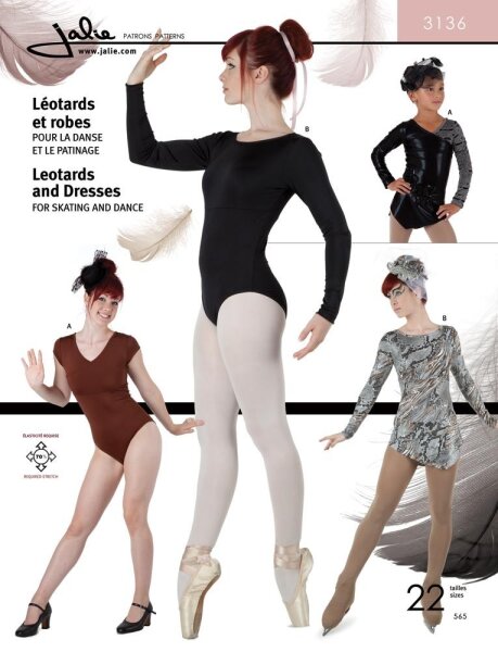 Jalie Patterns Ballet Suit and Dress 3136