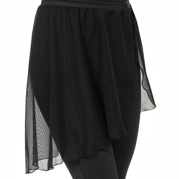 Jerrys Eiskunstlauf-Rock 340 „Mesh Clip“, schwarz 8-10