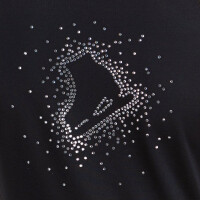 EliteXpression Eislaufjacke Skate Crystal schwarz 4-6