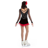 EliteXpression figure skating dress „Tango“, black-red