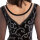 EliteXpression Eiskunstlaufkleid „Tango“, schwarz-rot 8-10