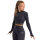 Intermezzo 6594 Long Sleeve Skating Crop Top, black S