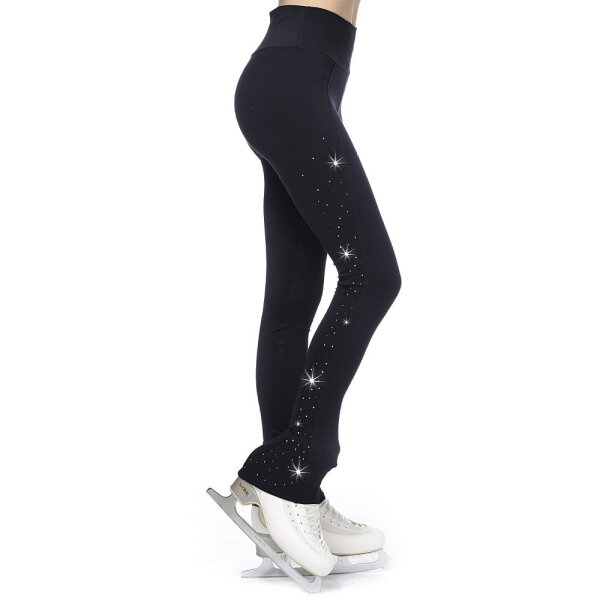 Sagester 470 Figure Skating Training Pants with Crystals, black S