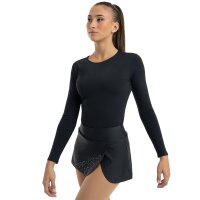 Intermezzo 7993 Figure Skating Skirt, black 6