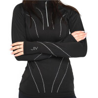 JIV „Shine“ Eiskunstlauf-Shirt, schwarz 150
