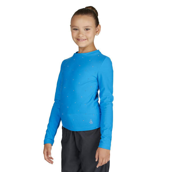 Sagester 087 Eiskunstlauf-Longshirt, türkis