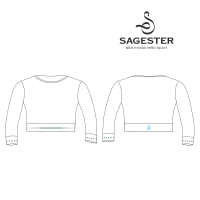 Sagester 092 Crop Top, black