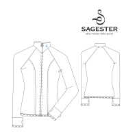 Sagester 225 Jersey Eislaufjacke, rosa