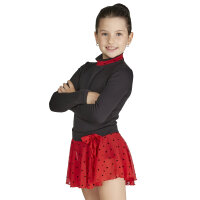 Sagester 134 Thermal Ice Skating Dress, black-red
