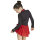 Sagester 134 Thermal Ice Skating Dress, black-red