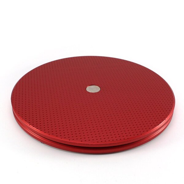 Off Ice Figure Skating Metal Spinner red