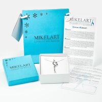 Mikelart silberne Kette mit Eiskunstlauf-Anhänger Sit Spin