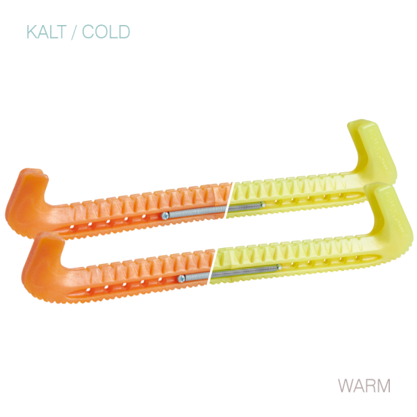 Guardog ChameleonZ™ Ice Skate Guards with color change yellow / orange (scented!)