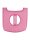 Züca Seat Cushion, pink / palepink