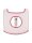 Züca Seat Cushion, pink / palepink