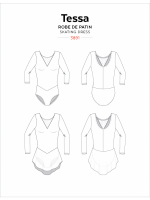 Jalie Patterns Figure Skating Dress Tessa 3891