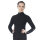 Sagester 237 Thermo Trainingsjacke mit Glitzer-Schriftzug, schwarz