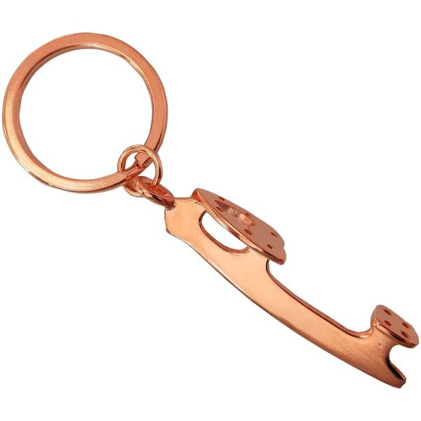 Schlüsselanhänger „Kufe“, roségold