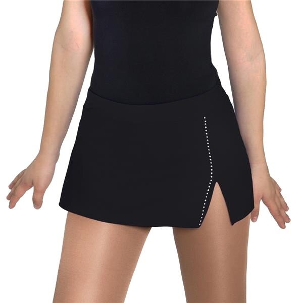 Intermezzo Eislaufrock „straight“, schwarz