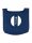 Züca Seat Cushion, navy / grey