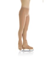 Mondor 3302 Bamboo Boot Cover Figure Skating Tights, caramel