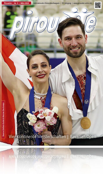 Figure Skating Magazine: Pirouette (german language!) March 2024
