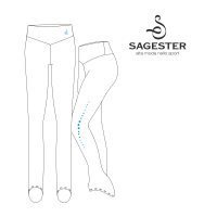Sagester 489 Comfort Green Leggings, black XL