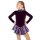 Jerrys Fleece Figure Skating Dress „Catwalk“, black / purple