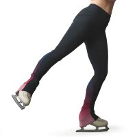 EliteXpression Figure Skating High Waist Leggings Ombré Pink