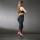 EliteXpression Figure Skating High Waist Leggings Ombré Pink