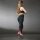 EliteXpression Figure Skating High Waist Leggings Ombré Pink L