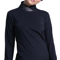 Intermezzo High Neck Thermo Longshirt, schwarz