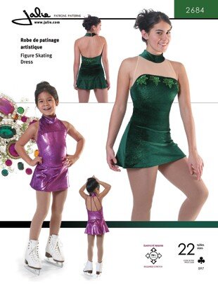 Jalie Schnittmuster Eiskunstlaufkleid 2684