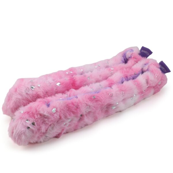 Guardog Softpawz Fuzzies Blade Covers Tie dye pink with hearts