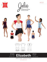 Jalie Schnittmuster Eiskunstlaufkleid Elizabeth 4022