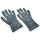 Sagester Eiskunstlauf Thermo Handschuhe Leopardenmuster, blau