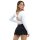 Intermezzo 5567 Figure skating skort, black