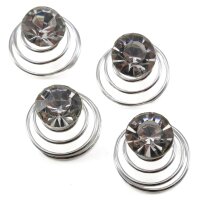 Haar-Curlies 4er-Set „Diamant“