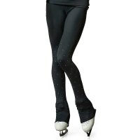 EliteXpression Eiskunstlauf High Waist Leggings Sparkle, schwarz
