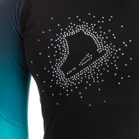 EliteXpression Figure Skating Longshirt Faded Pastel Sprinkle Skate