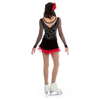 EliteXpression figure skating dress „Tango“, black-red