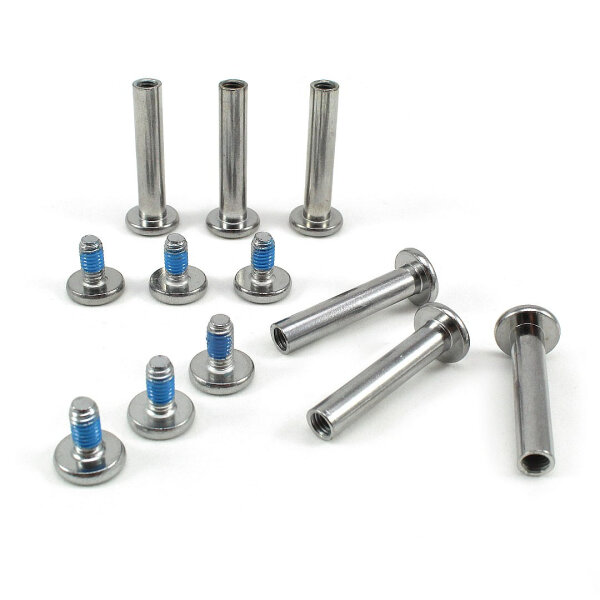 Snow White Wheel Bolt, Set of 6