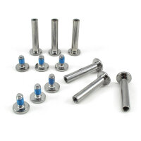 Snow White Wheel Bolt, Set of 6