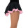 Jerrys Eiskunstlauf-Rock 305 „Double Georgette“ schwarz/rosa
