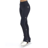 Sagester 470 Figure Skating Training Pants with Crystals, black